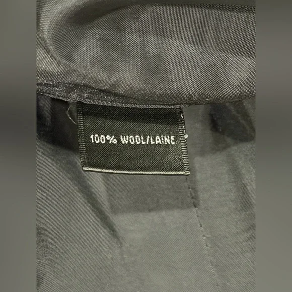 Lafayette 148 Women's Charcoal Pinstripe 100% Wool Blazer and Pants Set size 16 - Picture 6 of 10